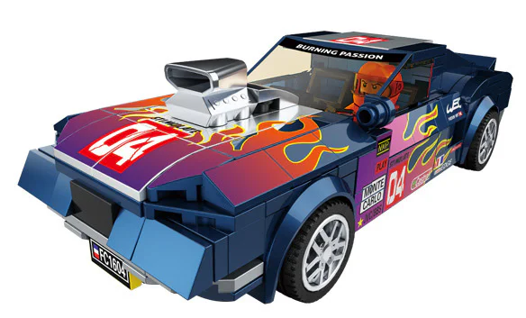 Extreme Speed Racer: Ford Mustang 方橙积木 Forange FC1604