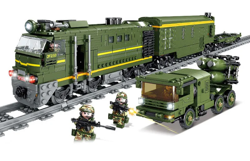 MILITARY ENGINEER TRAIN: DF-41 INTERCONTINENTAL BALLISTIC MISSILE TRAIN 开智 KAZI/高博乐 GBL KY98252