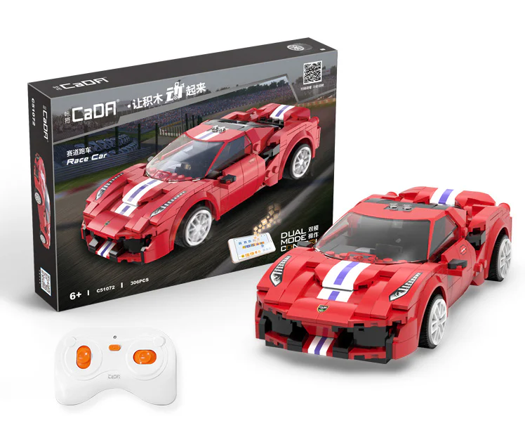 Ferrari 488 GTB Red Roadster 咔搭 CaDA/双鹰 DoubleE C51072 image 11