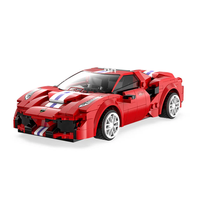 Ferrari 488 GTB Red Roadster 咔搭 CaDA/双鹰 DoubleE C51072 image 12