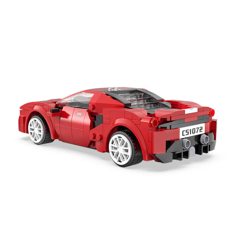 Ferrari 488 GTB Red Roadster 咔搭 CaDA/双鹰 DoubleE C51072 image 13