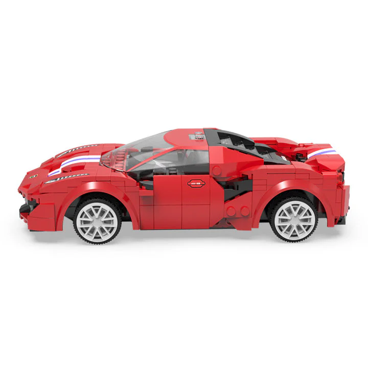 Ferrari 488 GTB Red Roadster 咔搭 CaDA/双鹰 DoubleE C51072 image 14