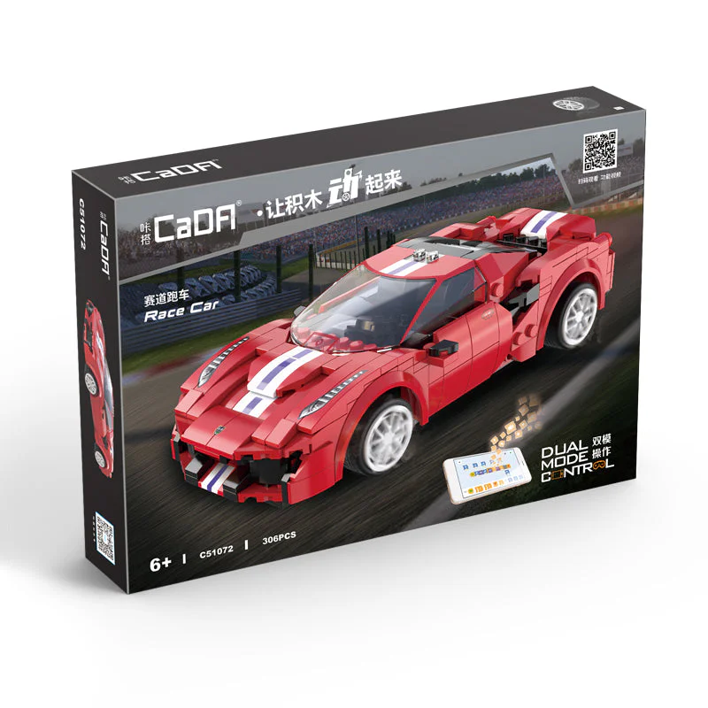 Ferrari 488 GTB Red Roadster 咔搭 CaDA/双鹰 DoubleE C51072 image 15