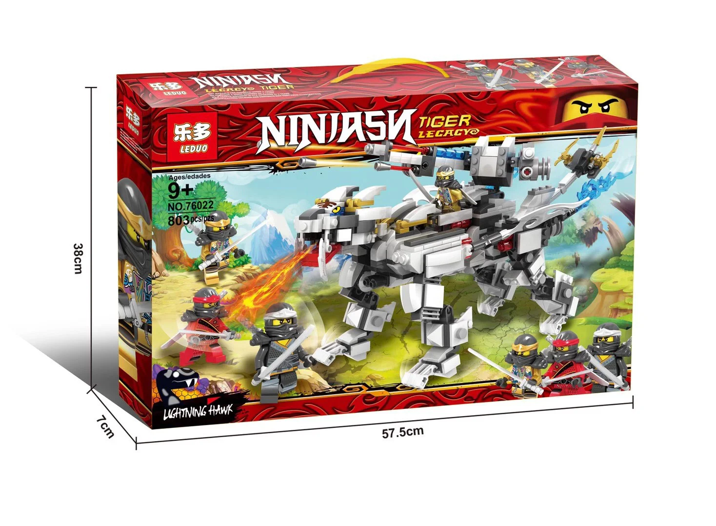 Imagine Ninja Machine Tiger 乐多LEDUO 76022 image 1