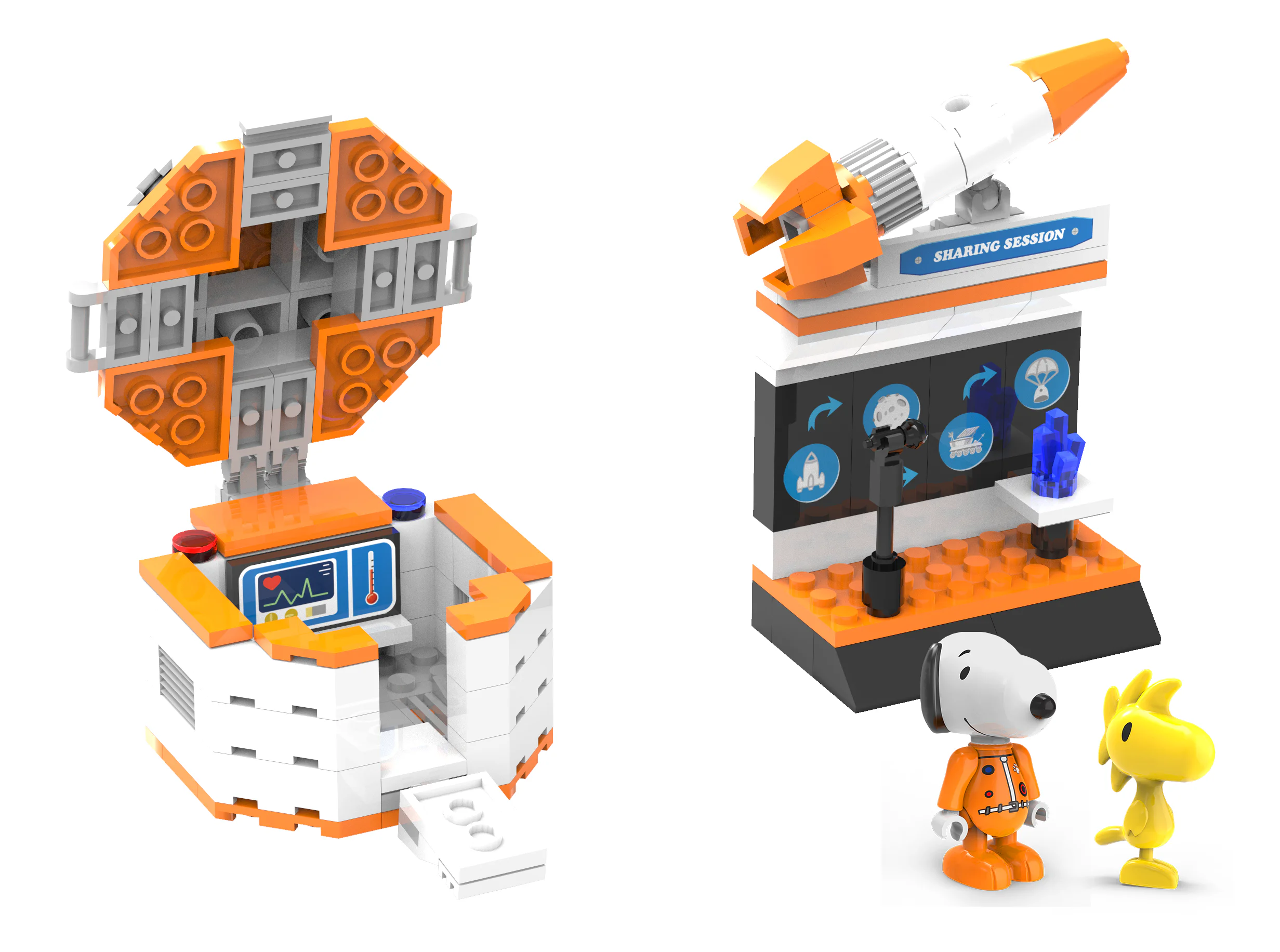 SpongeBob: Space Ship Returning Module 哲高 ZHEGAO LN8019