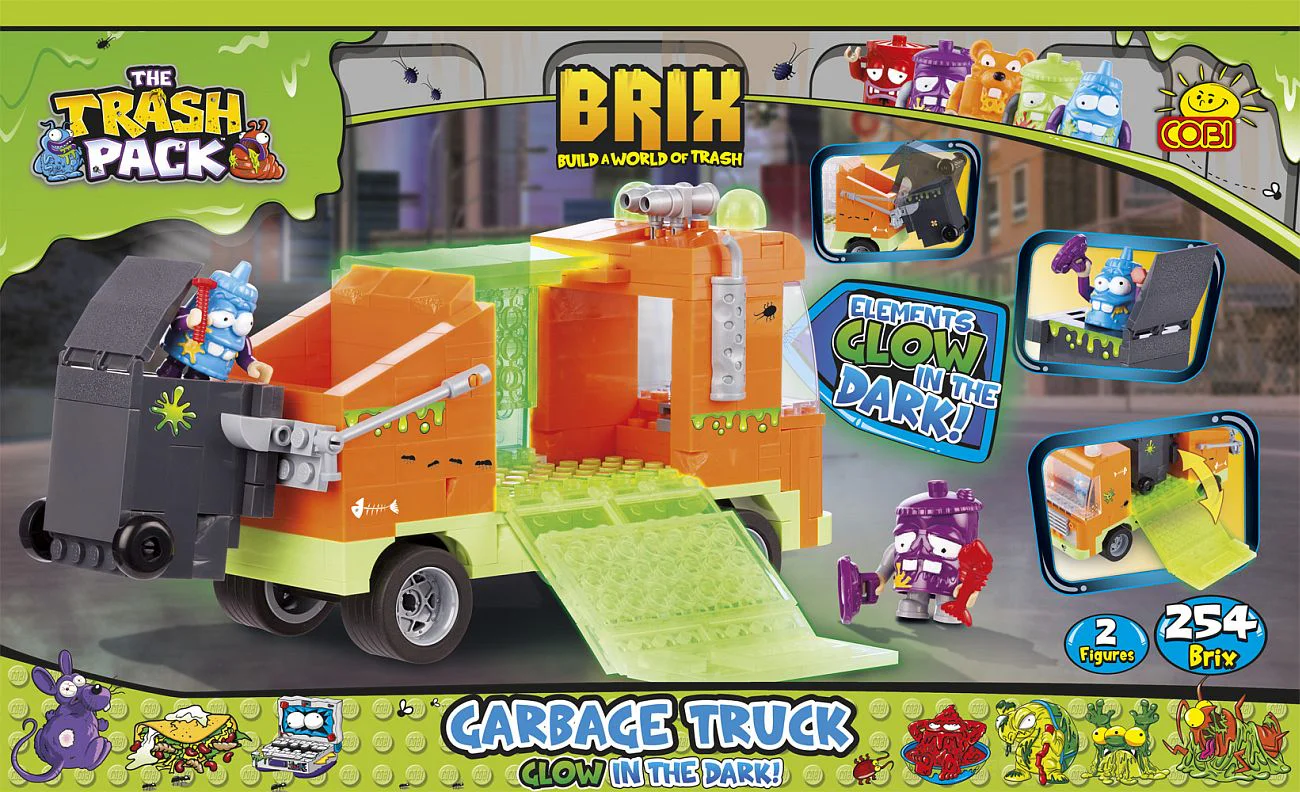 Glowing Garbage Truck COBI 6261 image 1