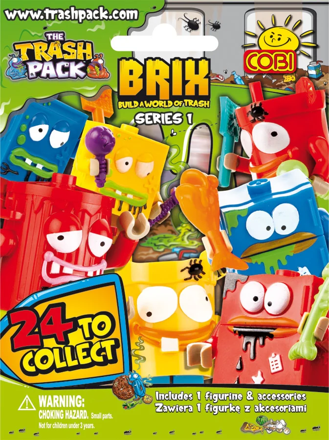 Trash person with attachments. COBI 6248