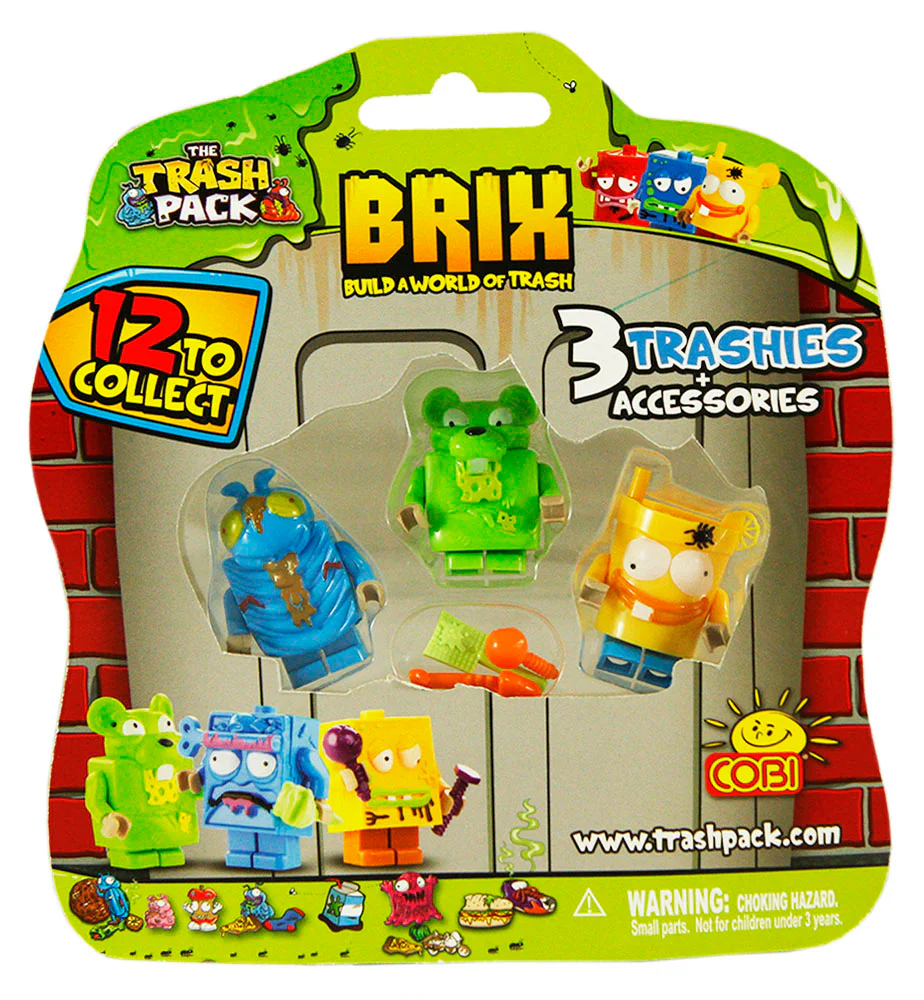 Three garbage collectors with accessories. COBI 6247