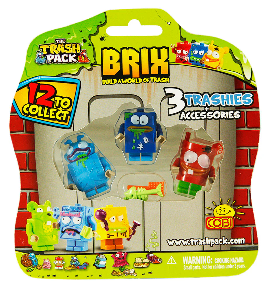 Three garbage collectors with accessories. COBI 6247 image 2
