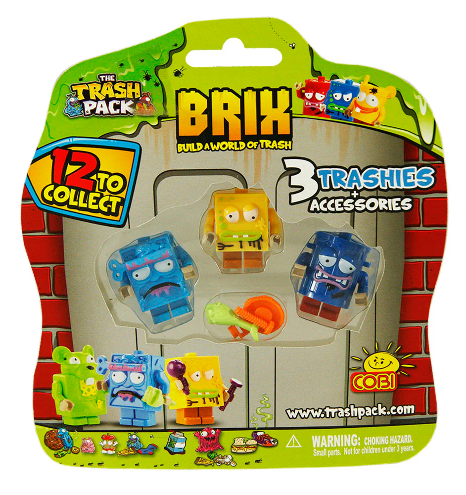 Three garbage collectors with accessories. COBI 6247 image 3