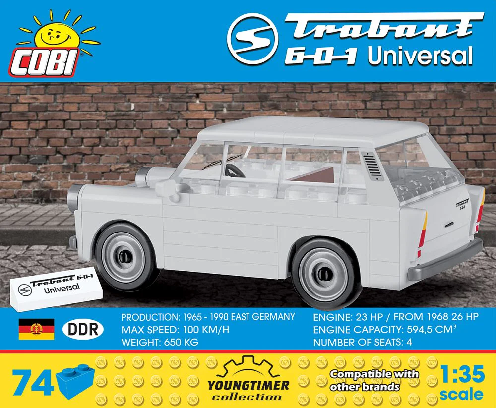 East German Trabant 601 Universal COBI 24540 image 1