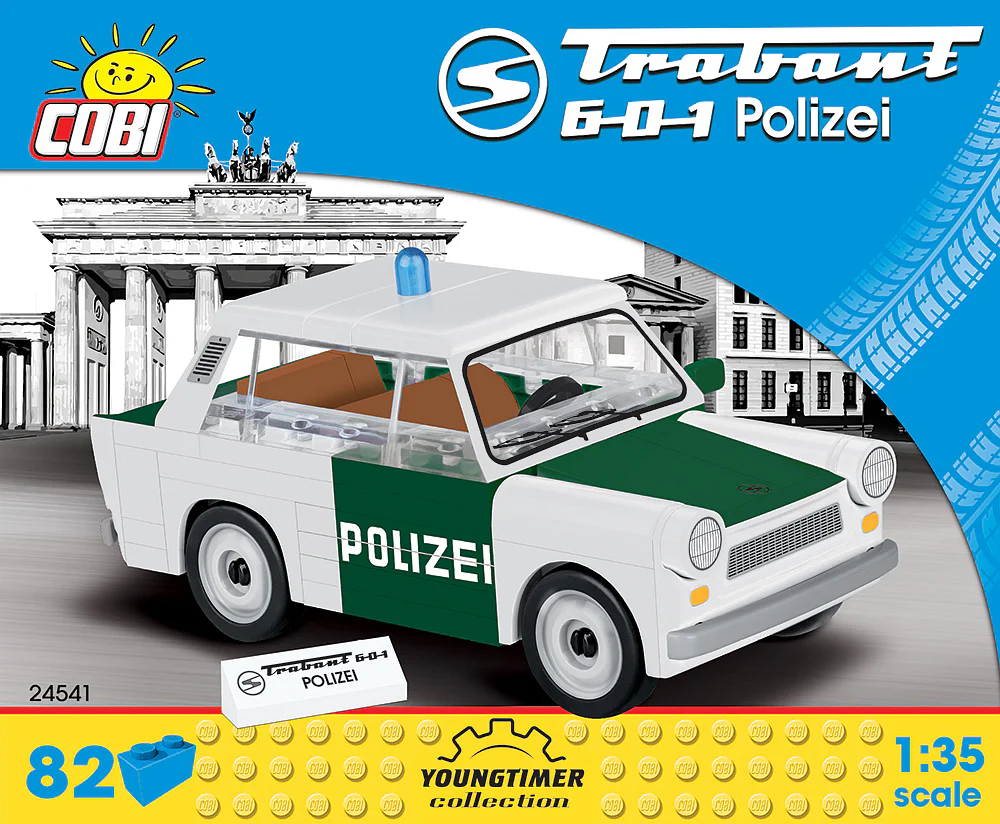 East German Trabant 601 Police Car COBI 24541