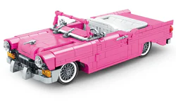 Scrambling: Chevy pink retro-convertible