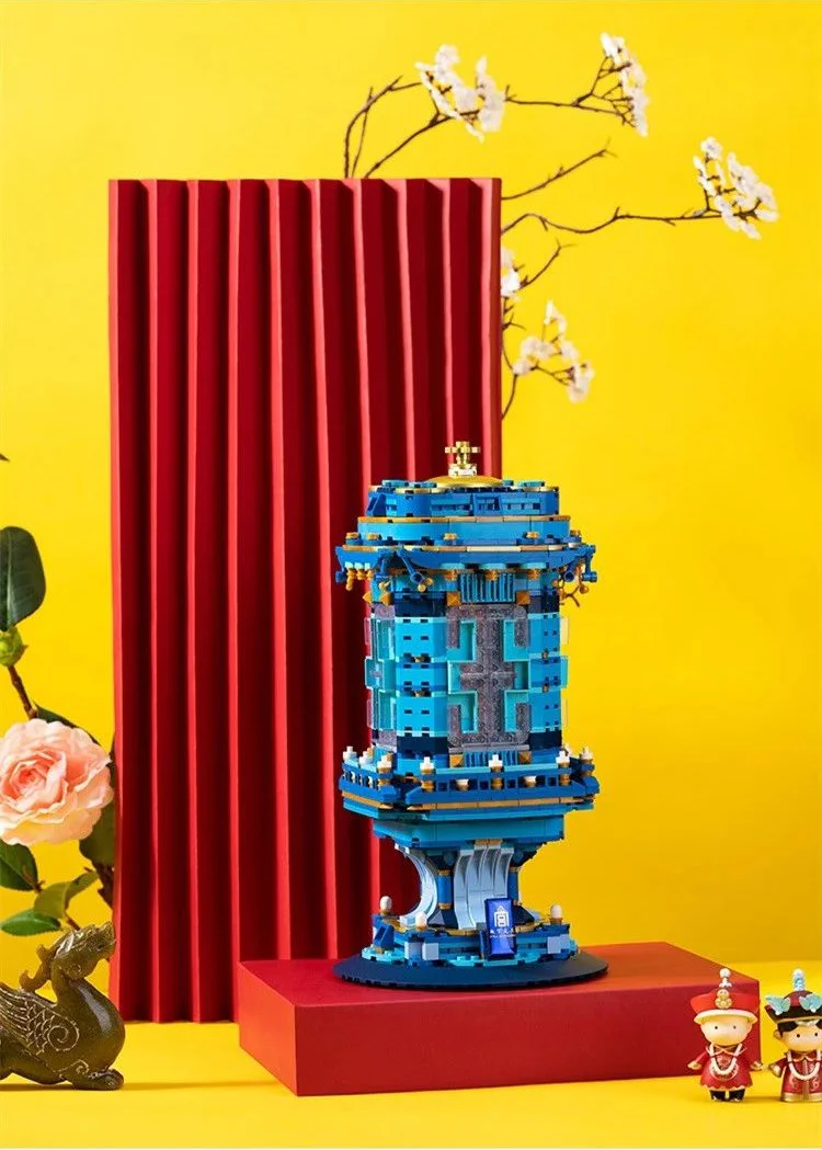 Forbidden City Stationery: Inkwell Palace Lantern Carved Glass Palace Lantern 悦创 HAPPYBUILD/信宇科技 XQ18001 image 15