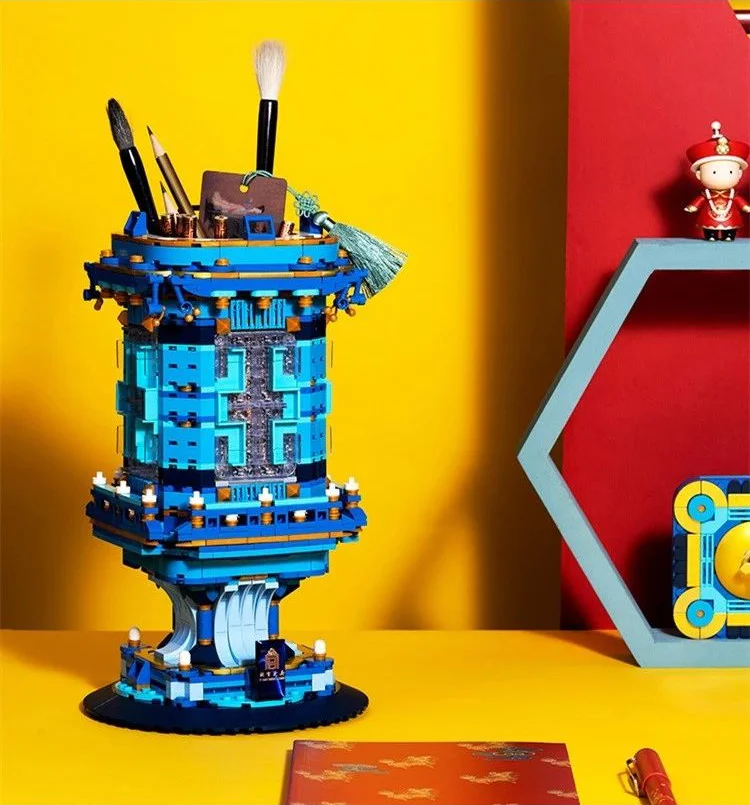 Forbidden City Stationery: Inkwell Palace Lantern Carved Glass Palace Lantern 悦创 HAPPYBUILD/信宇科技 XQ18001 image 17
