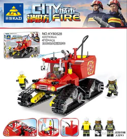 Urban fire: self-loading water tank fire truck