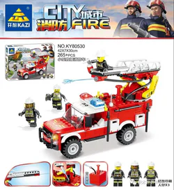 City Fire Brigade: Mini Rescue Fire Engine