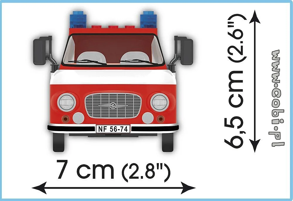 BALCAS B1,000, FIRE TRUCK COBI 24594 image 4