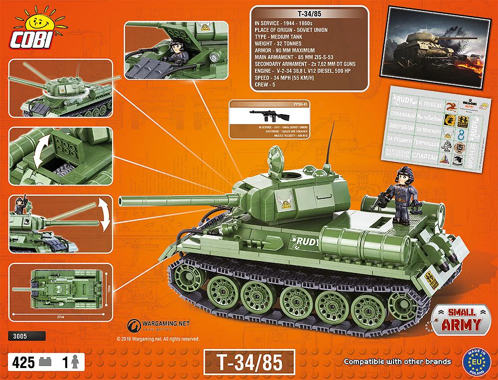 World of Tanks: T-34/85 COBI 3005 image 1