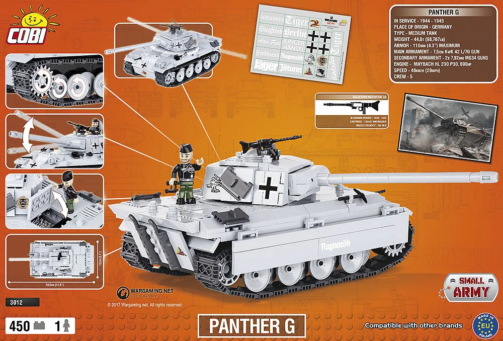 Tank World: Leopard COBI 3012 image 1