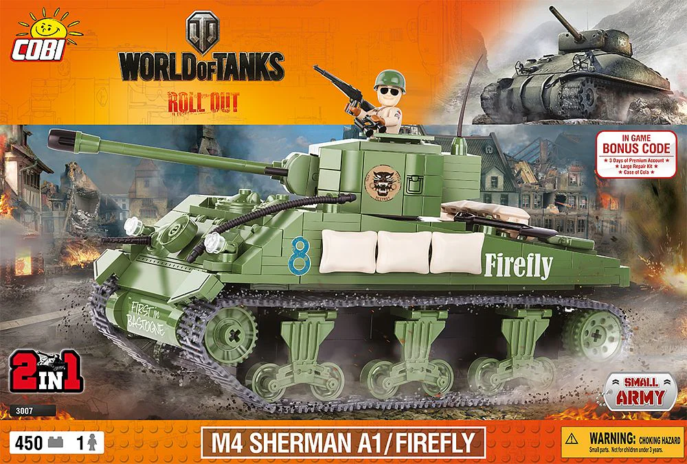 Tank World: Sherman Firefly COBI 3007
