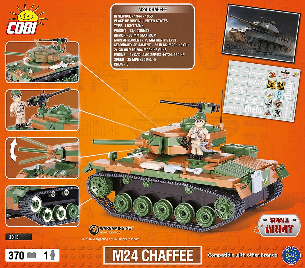 Tank World: M24 Chaffee COBI 3013 image 1