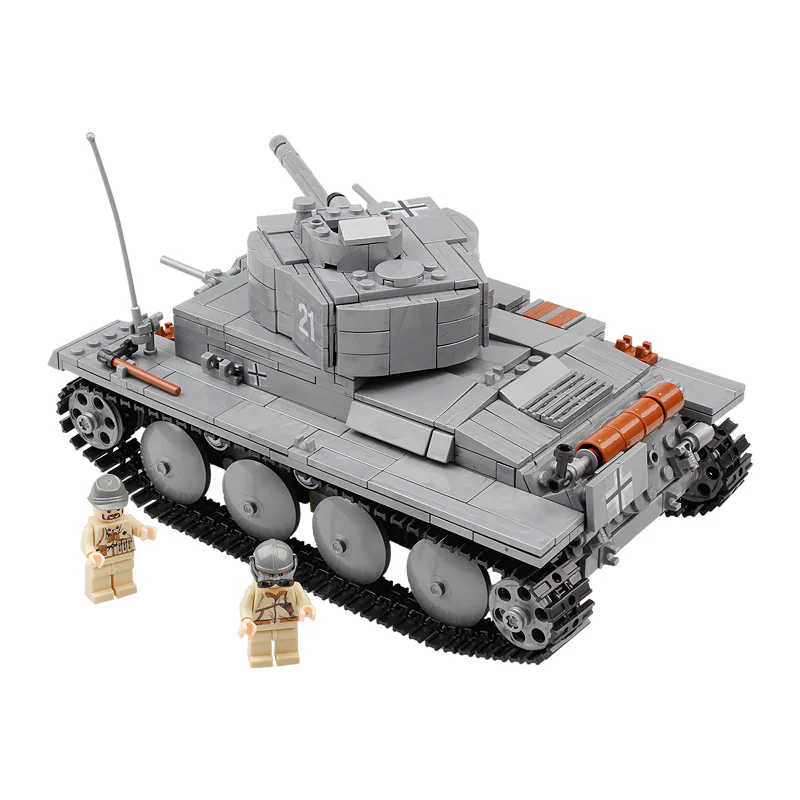 CENTURY MILITARY: GERMAN ARMOUR FORCE PZKPFW-II 开智 KAZI/高博乐 GBL KY82009 image 3