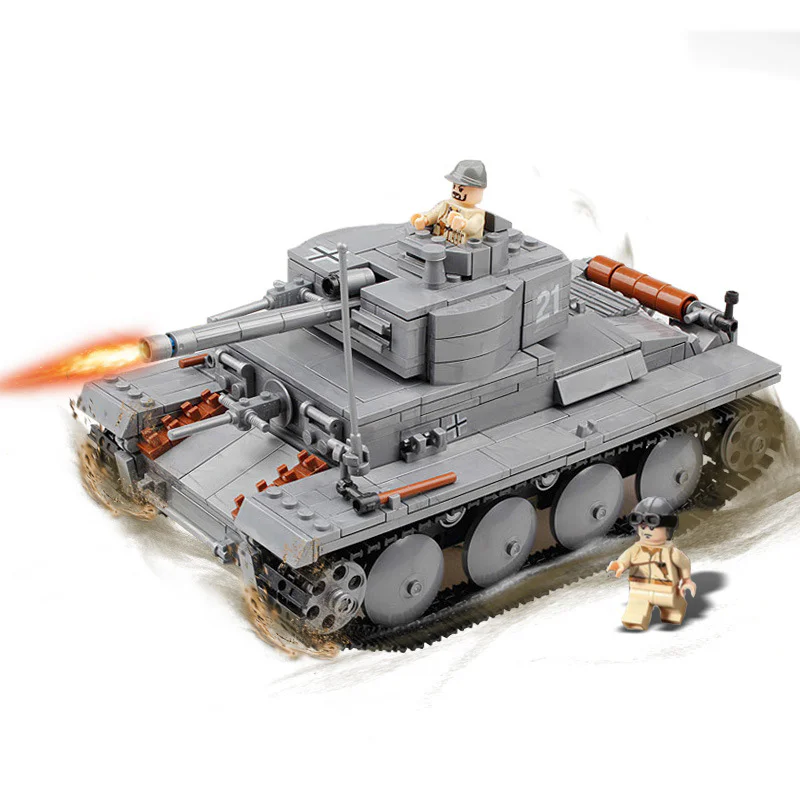 CENTURY MILITARY: GERMAN ARMOUR FORCE PZKPFW-II 开智 KAZI/高博乐 GBL KY82009 image 4