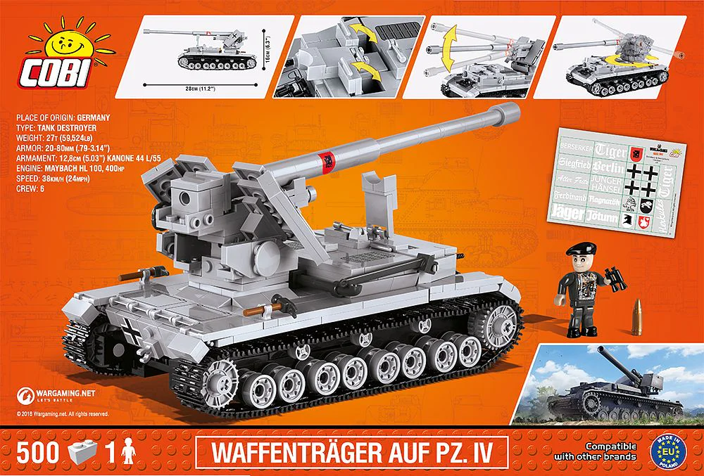 Tank World: No.4 Armament Transport Vehicle COBI 3033 image 1