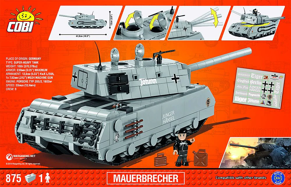 Tank World: Breakers COBI 3032 image 1
