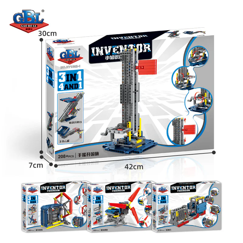 "Miniature Knowledge Creation and Invention: Four Combinations of Large-Scale Drill Platforms" 开智 KAZI/高博乐 GBL KY1002-2 image 7