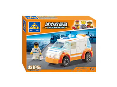 Urban rescue teams: ambulances 开智 KAZI/高博乐 GBL KY85011 image 3