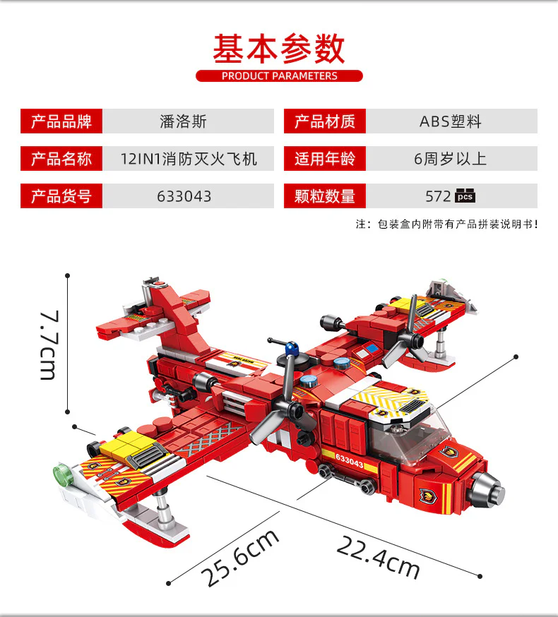 City Fire Brigade 潘洛斯 PANLOSBRICK 633043 image 2