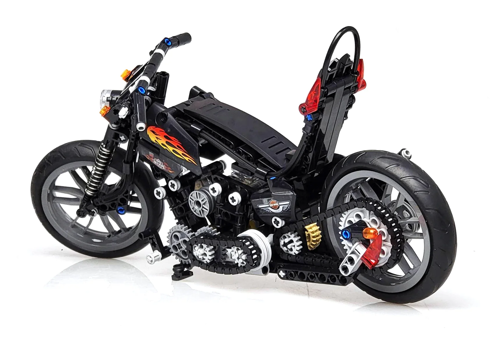 Retrocycle: Harley Knuckle Chopper Motorcycle Super 18K K135 image 2