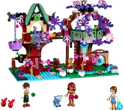 Elves: The treetops of the elves have hidden houses