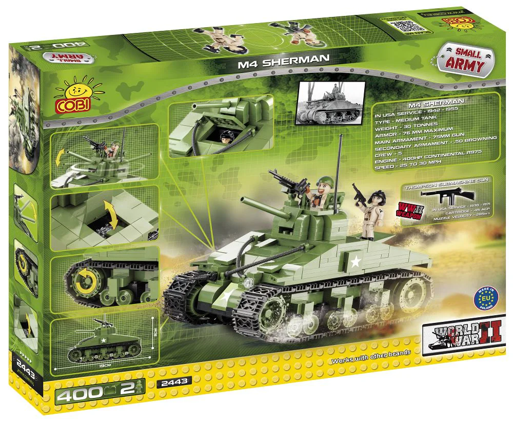 M4 Sherman tank COBI 2443 image 1