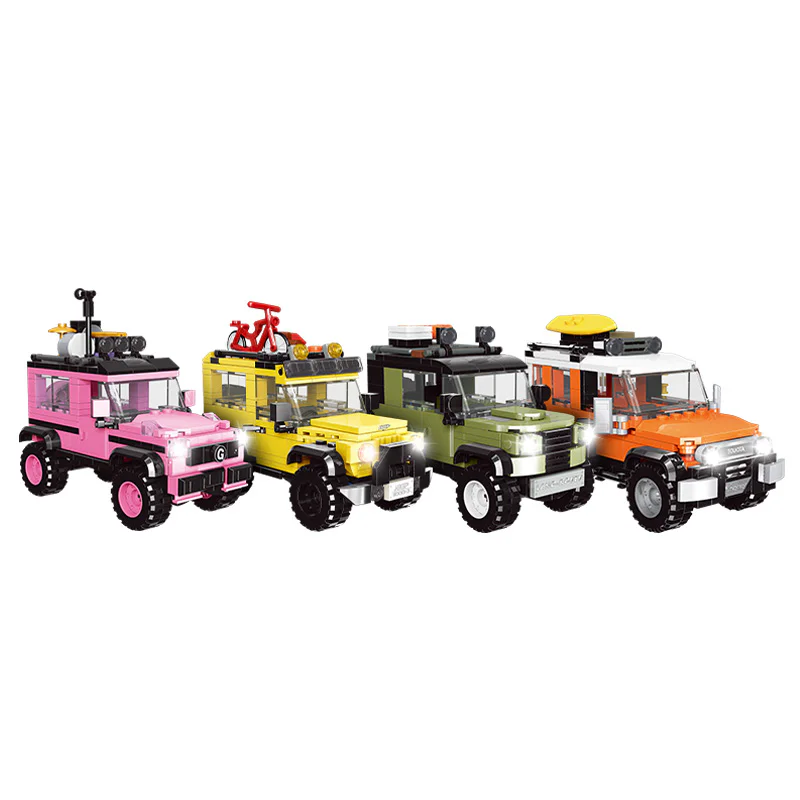 Off-road vehicle: Toyota FJ Cruiser, Mercedes-Benz G63, Jeep Wrangler, Land Rover Defender. 雷尔娱乐 50013-4