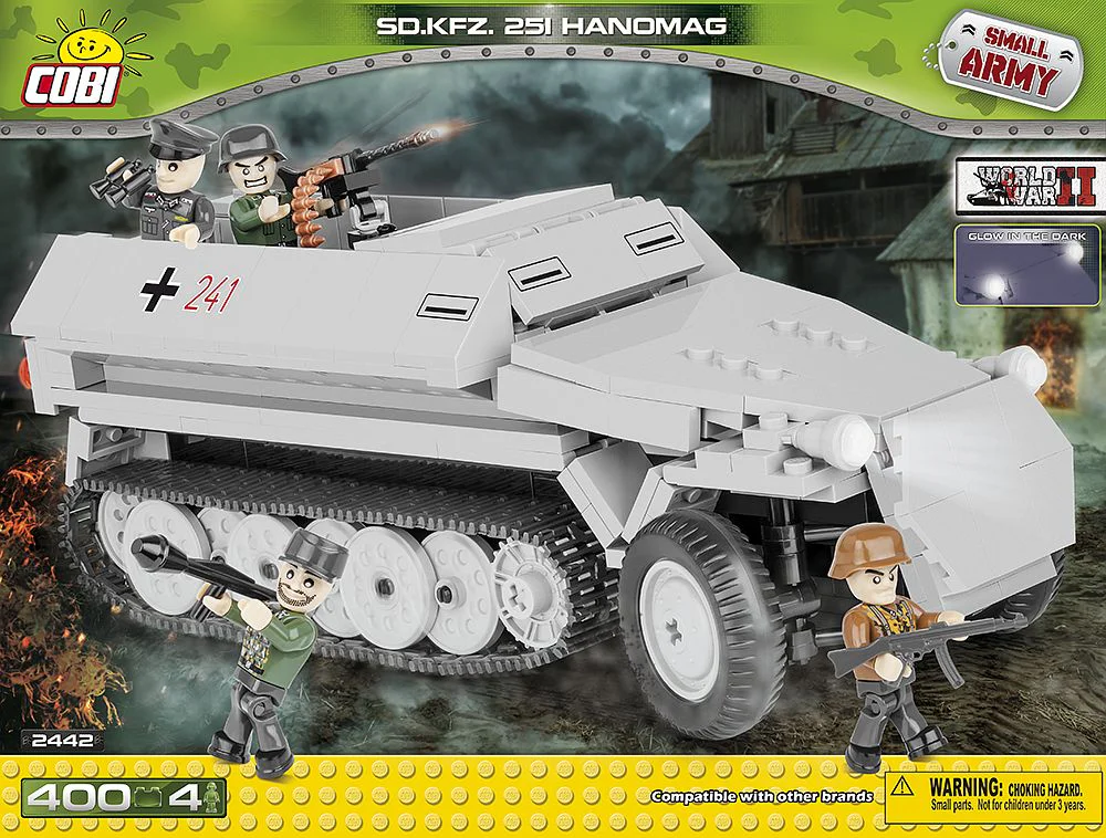 Half-track vehicle SdKfz 251. COBI 2442