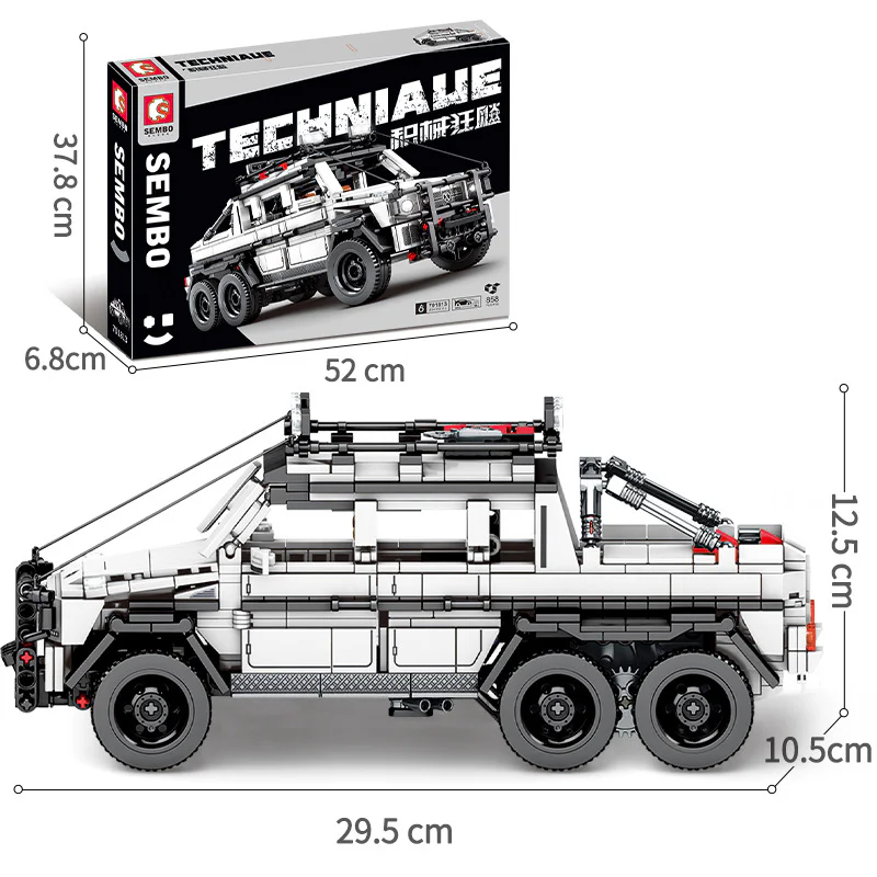 Mercedes-Benz G63 AMG 6x6 Off-Road Vehicle 森宝 SEMBO 701813 image 4