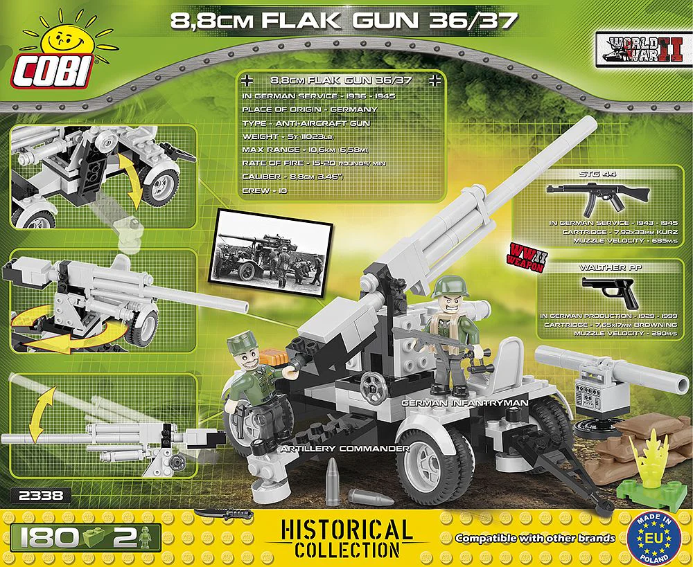 Type 36/37 Anti-Aircraft Gun (8.8 cm) COBI 2338 image 1