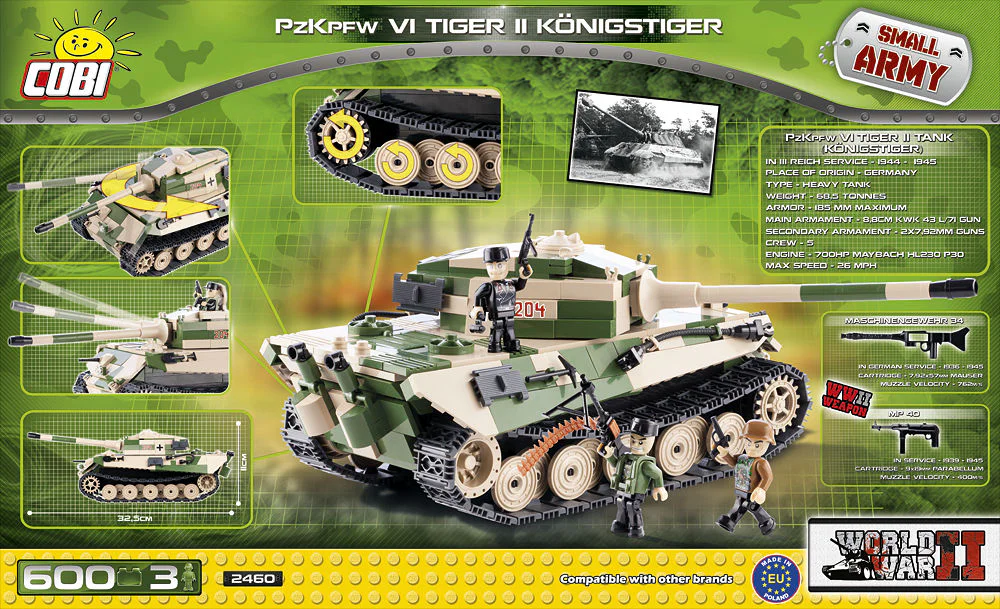 Tiger II tank COBI 2460 image 1