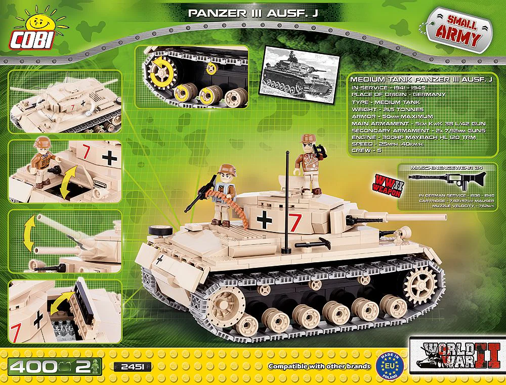 Tank three COBI 2451 image 1