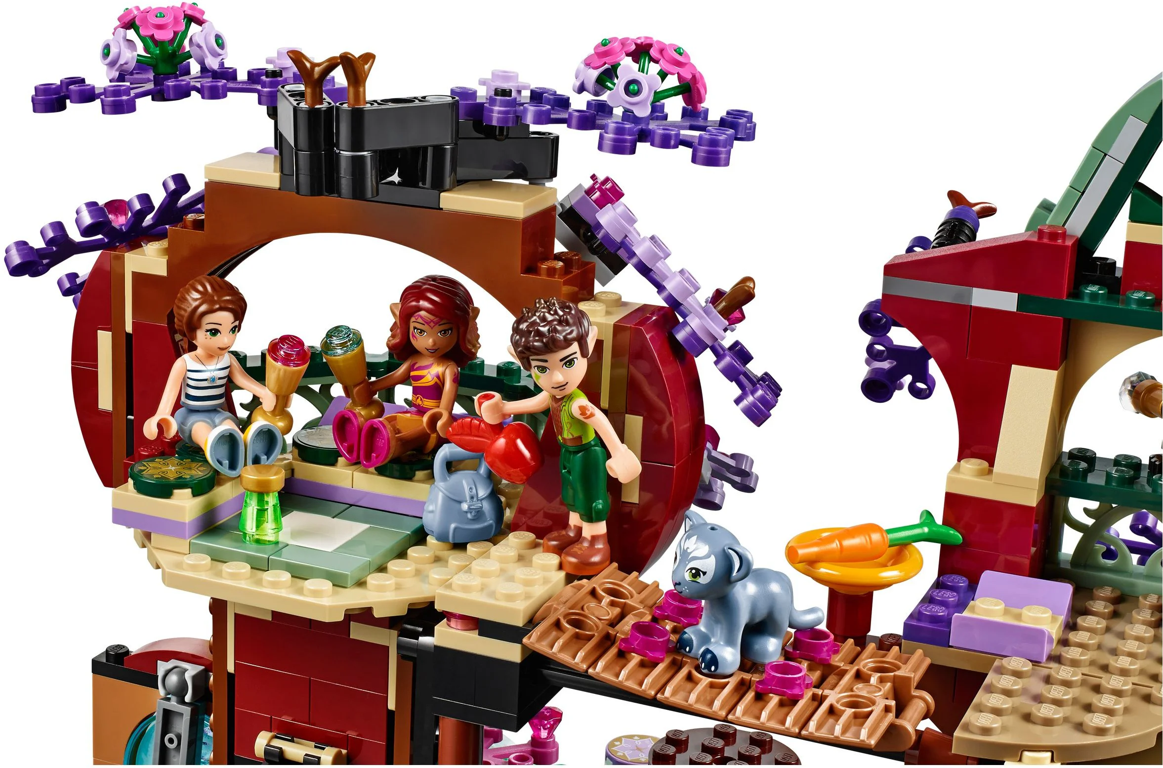 Elves: The treetops of the elves have hidden houses 乐高 LEGO 41075 image 3