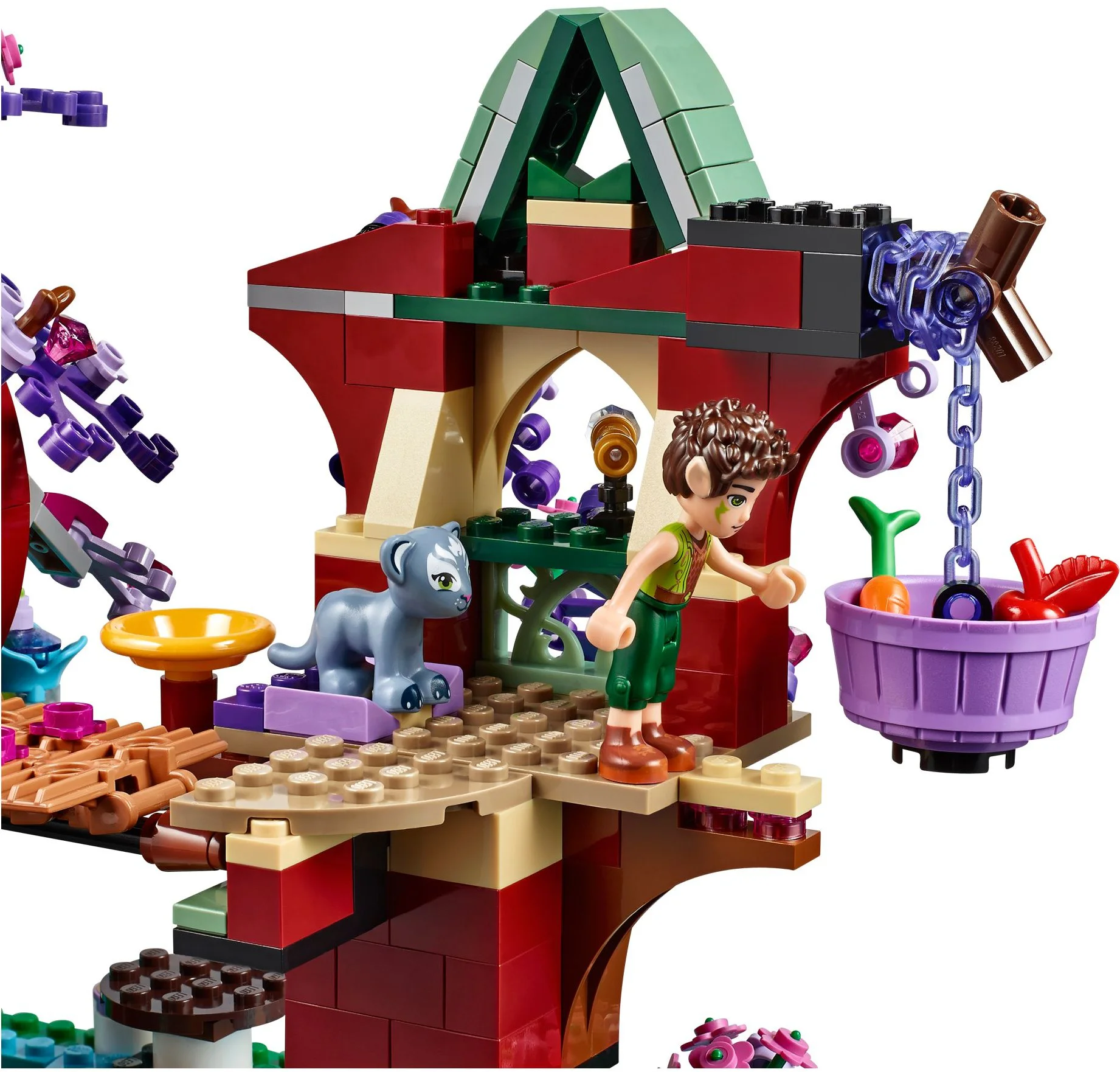 Elves: The treetops of the elves have hidden houses 乐高 LEGO 41075 image 4