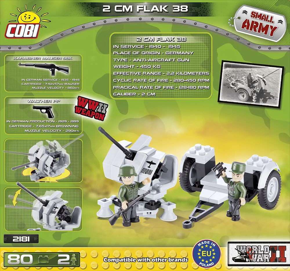Type 38 Anti-Aircraft Gun COBI 2181 image 1