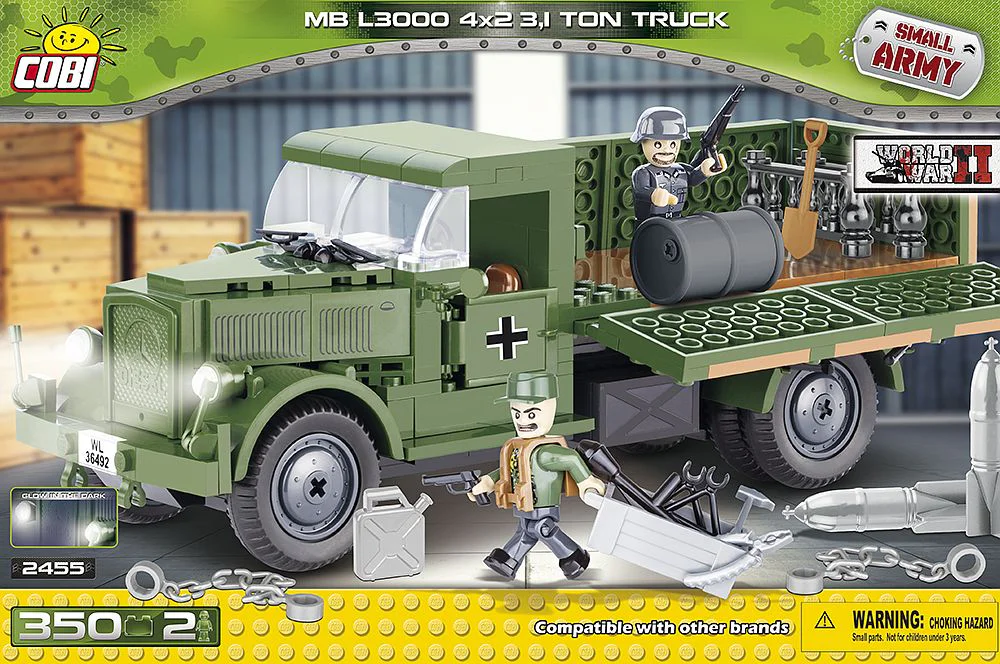 Mercedes-Benz Actros L3000 4x2 3.1 ton truck. COBI 2455A