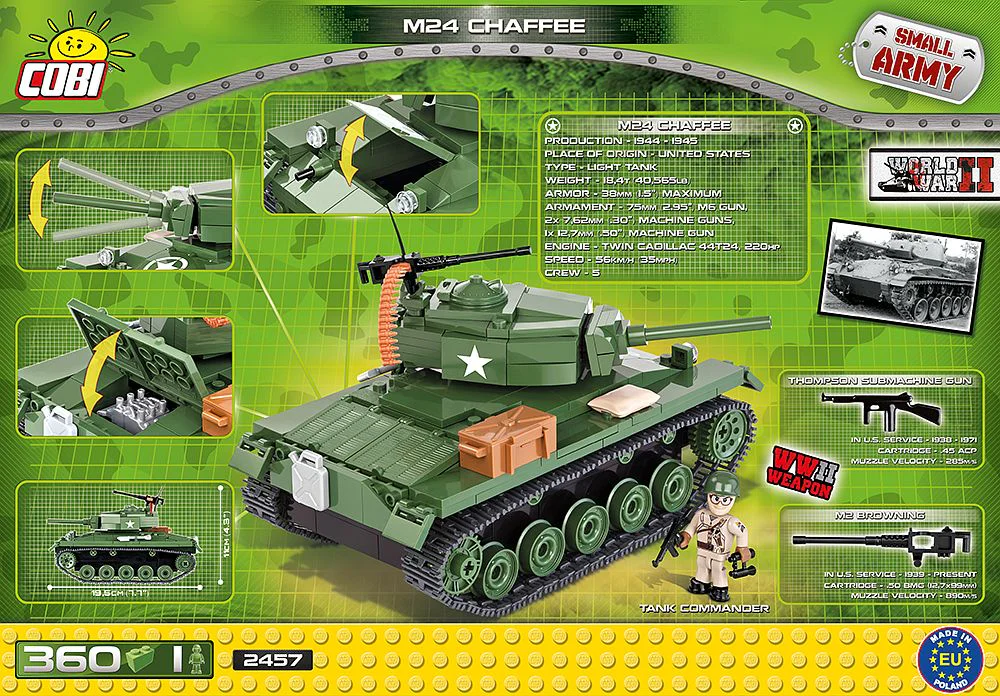 M24 Chaffee tank COBI 2457 image 1