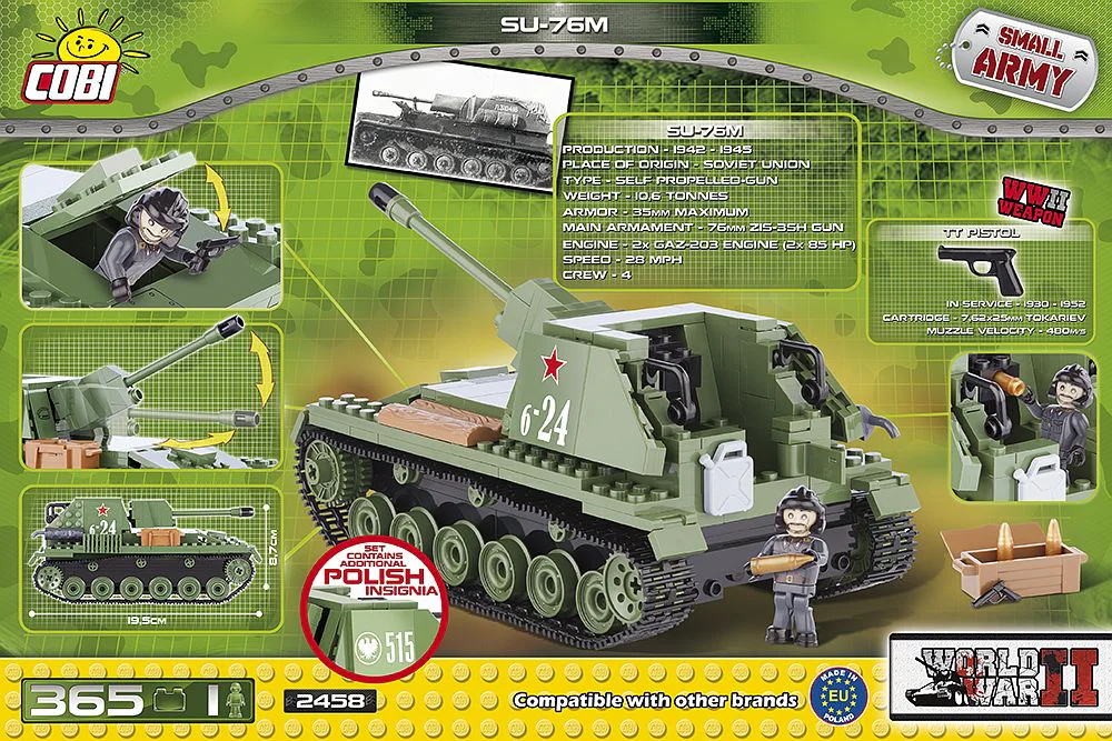Soviet Self-Propelled Gun COBI 2458 image 1