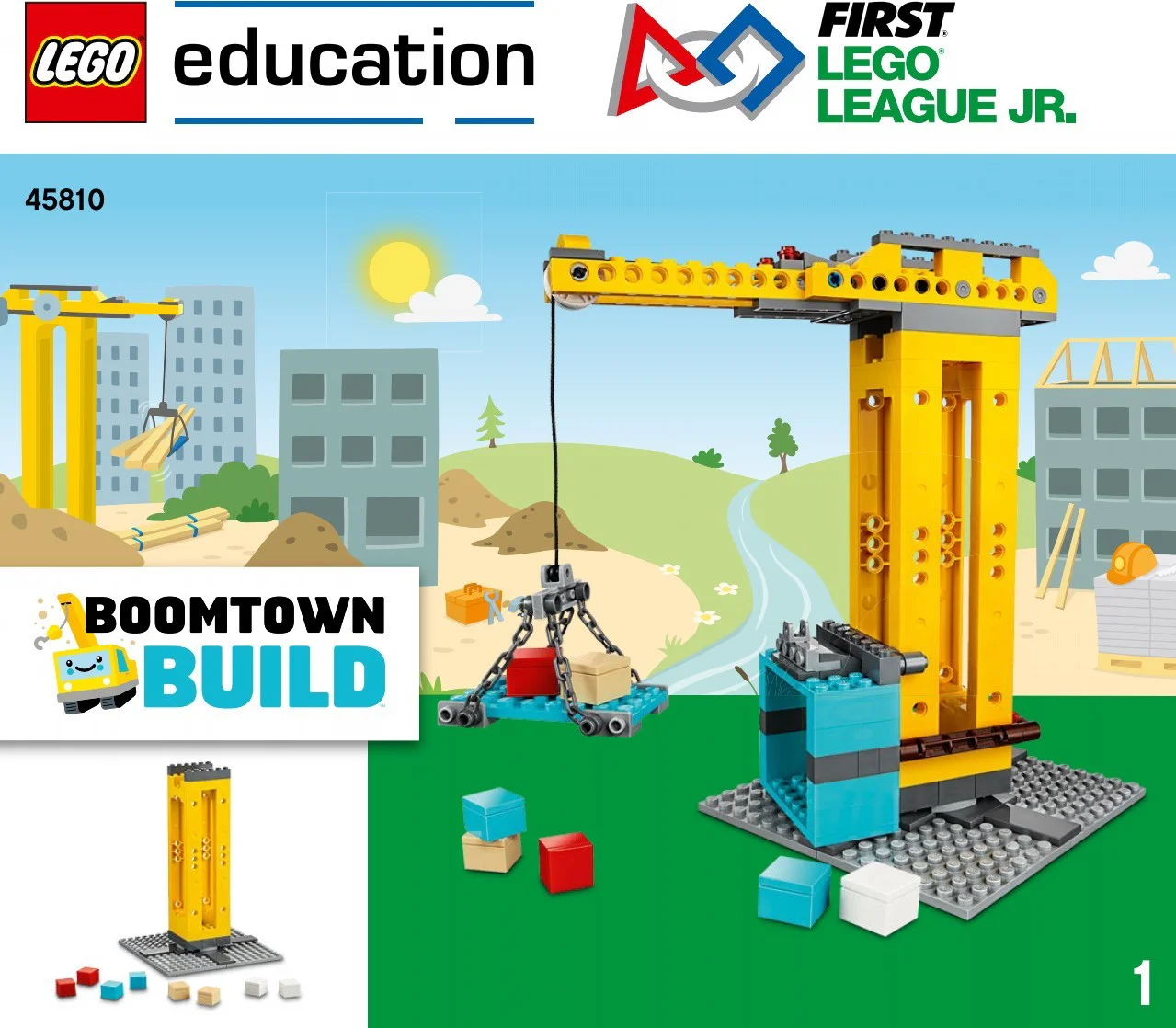 "Introducing the FIRST LEGO League (FLL) Jr. Challenge 2019: 'Boomtown Build Inspire' Set!" 乐高 LEGO 45810 image 1