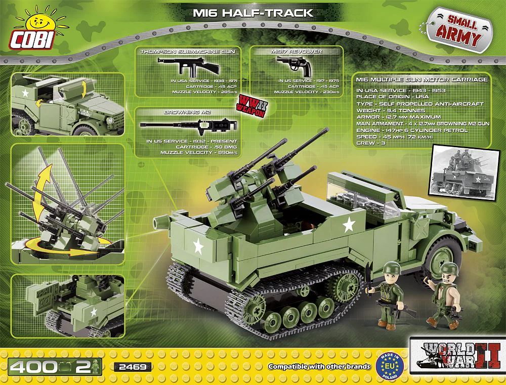 M16 Half-Track Truck COBI 2469 image 1